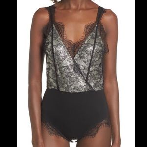 Silver Lace Bodysuit